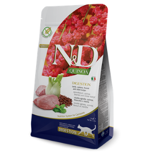 Farmina Natural & Delicious Quinoa Digestion Lamb Dry Cat Food 3.3 lbs - Mutts & Co.
