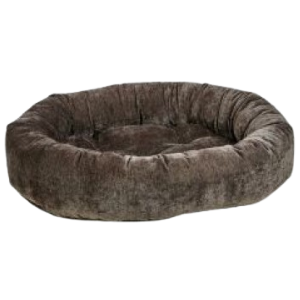 Bowsers Donut Dog Bed Microvelvet Carbon - Mutts & Co.