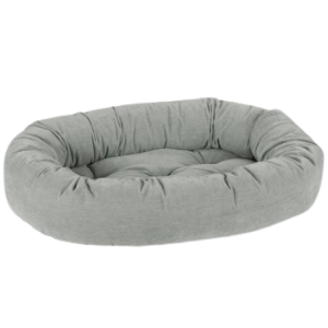 Bowsers Donut Dog Bed Microvelvet Oyster - Mutts & Co.