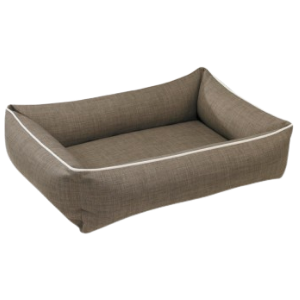 Bowsers Urban Lounger Dog Bed Microlinen Driftwood - Mutts & Co.