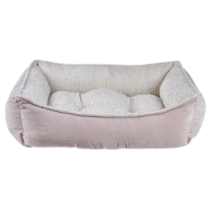Bowsers Scoop Dog Bed Microvelvet Blush - Mutts & Co.