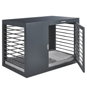 Bowsers Moderno Pet Crate Grey - Mutts & Co.