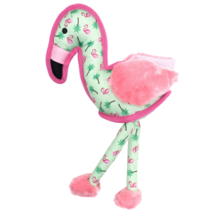The Worthy Dog Flamingo Dog Toy - Mutts & Co.