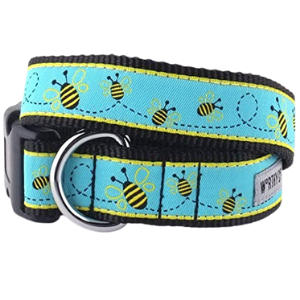 The Worthy Dog Busy Bee Dog Collar - Mutts & Co.