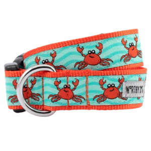 The Worthy Dog Crabs Dog Collar - Mutts & Co.