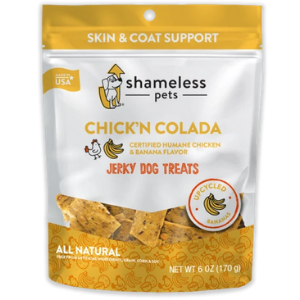 Shameless Pets Chick'n Colada Jerky Bites for Dogs, 5oz - Mutts & Co.