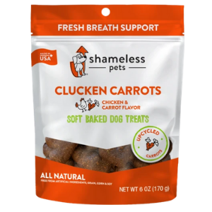 Shameless Pets Soft-Baked Clucken' Carrots Biscuits for Dogs, 6oz - Mutts & Co.