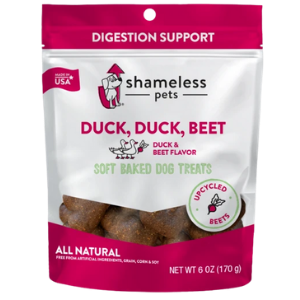 Shameless Pets Soft-Baked Duck Duck Beet Biscuits for Dogs, 6oz - Mutts & Co.