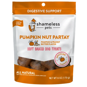 Shameless Pets Soft-Baked Pumpkin Nut Par-Tay Biscuits for Dogs, 6oz - Mutts & Co.