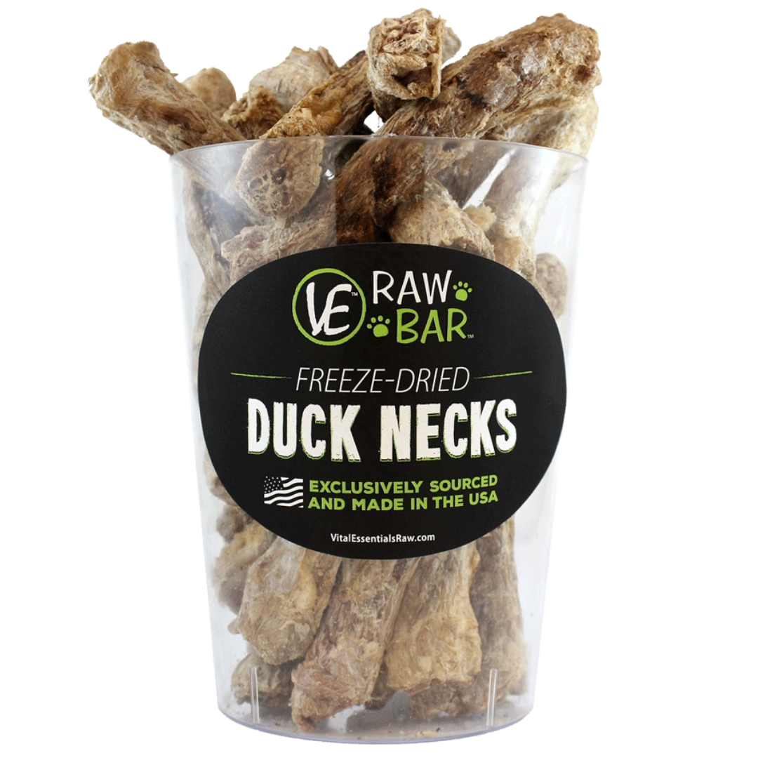 Vital Essentials Freeze-Dried Duck Neck, 1 Count - Mutts & Co.