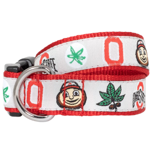 The License House Ohio State Icons Dog Collar - Mutts & Co.