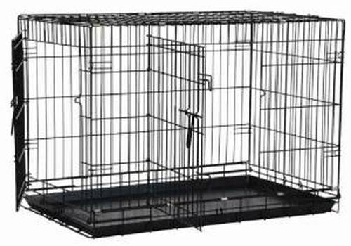 Precision Pet Products Provalu Double Door Dog Crate Black - Mutts & Co.