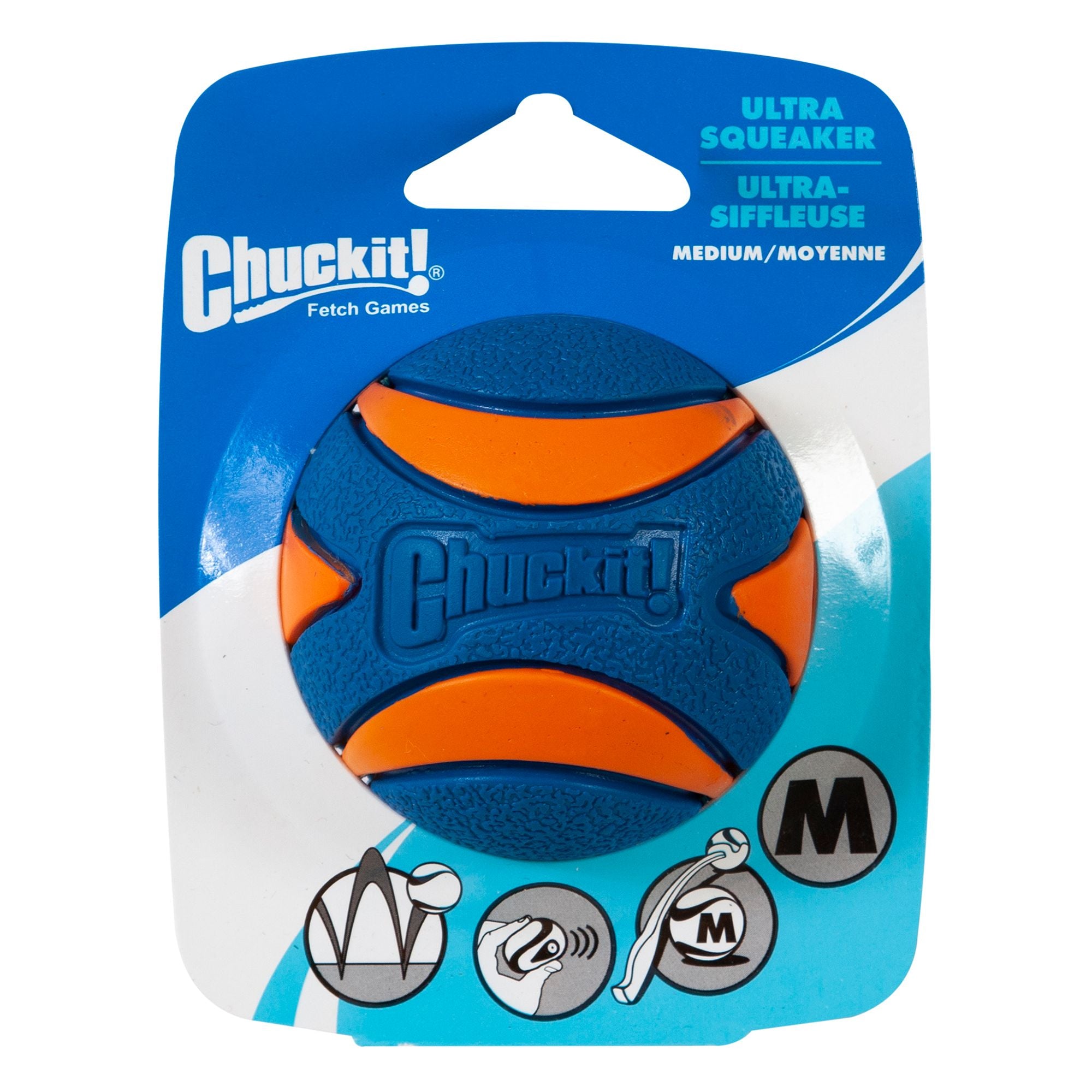 Chuckit! Ultra Squeaker Ball Dog Toy Medium - Mutts & Co.