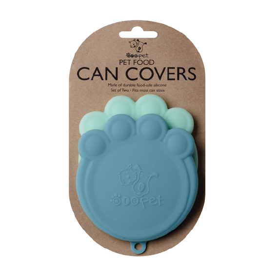 ORE Pet Paw Can Cover Set Light Blue & Blue - Mutts & Co.