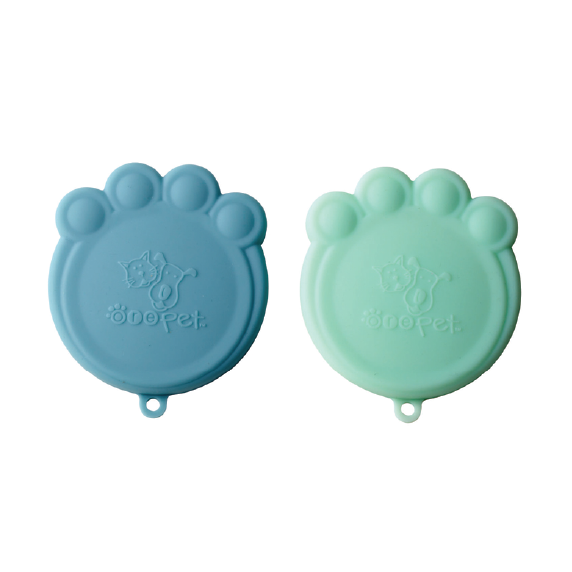 ORE Pet Paw Can Cover Set Light Blue & Blue - Mutts & Co.