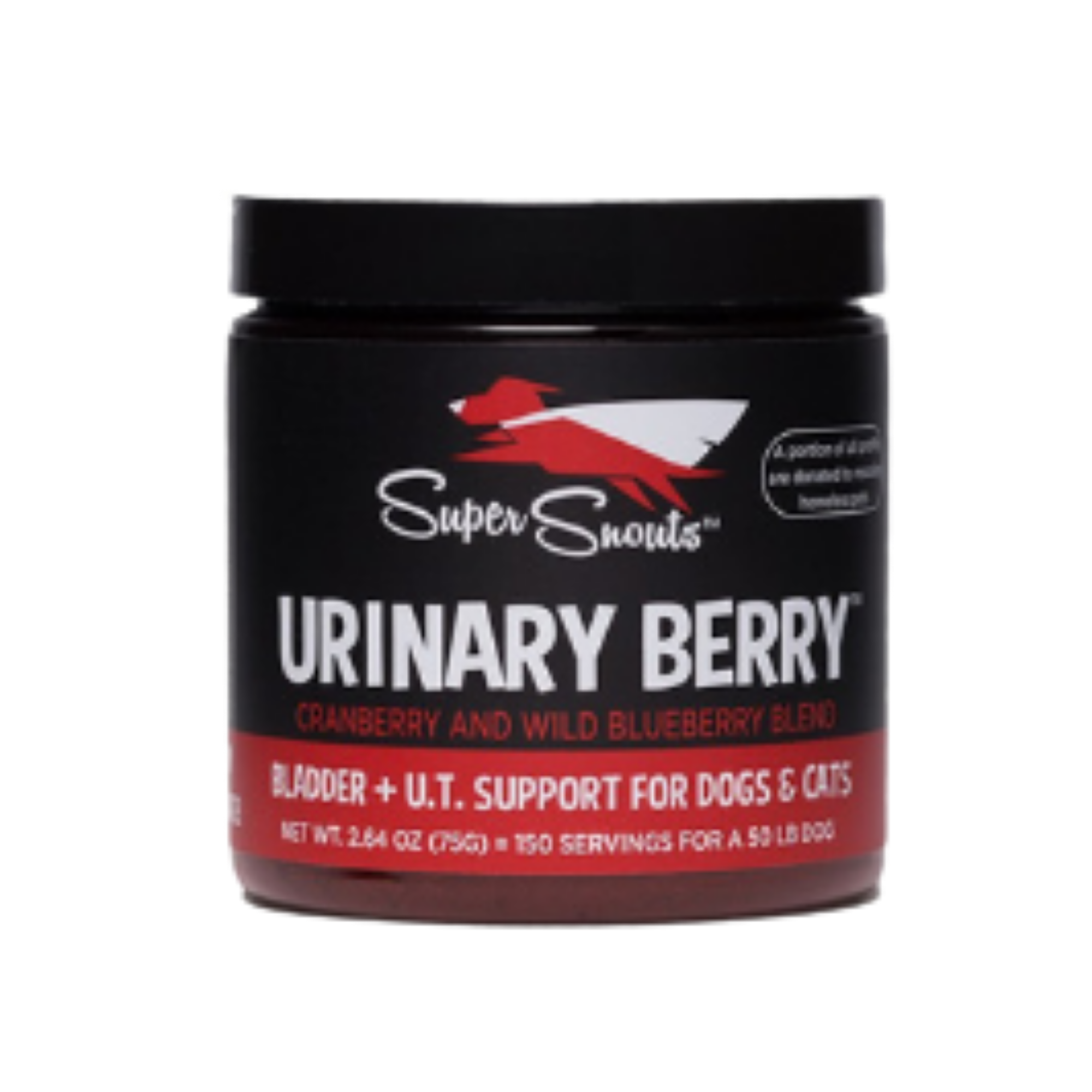 Super Snouts Urinary Berry Urinary Support Supplement for Dogs & Cats 2.64 oz - Mutts & Co.