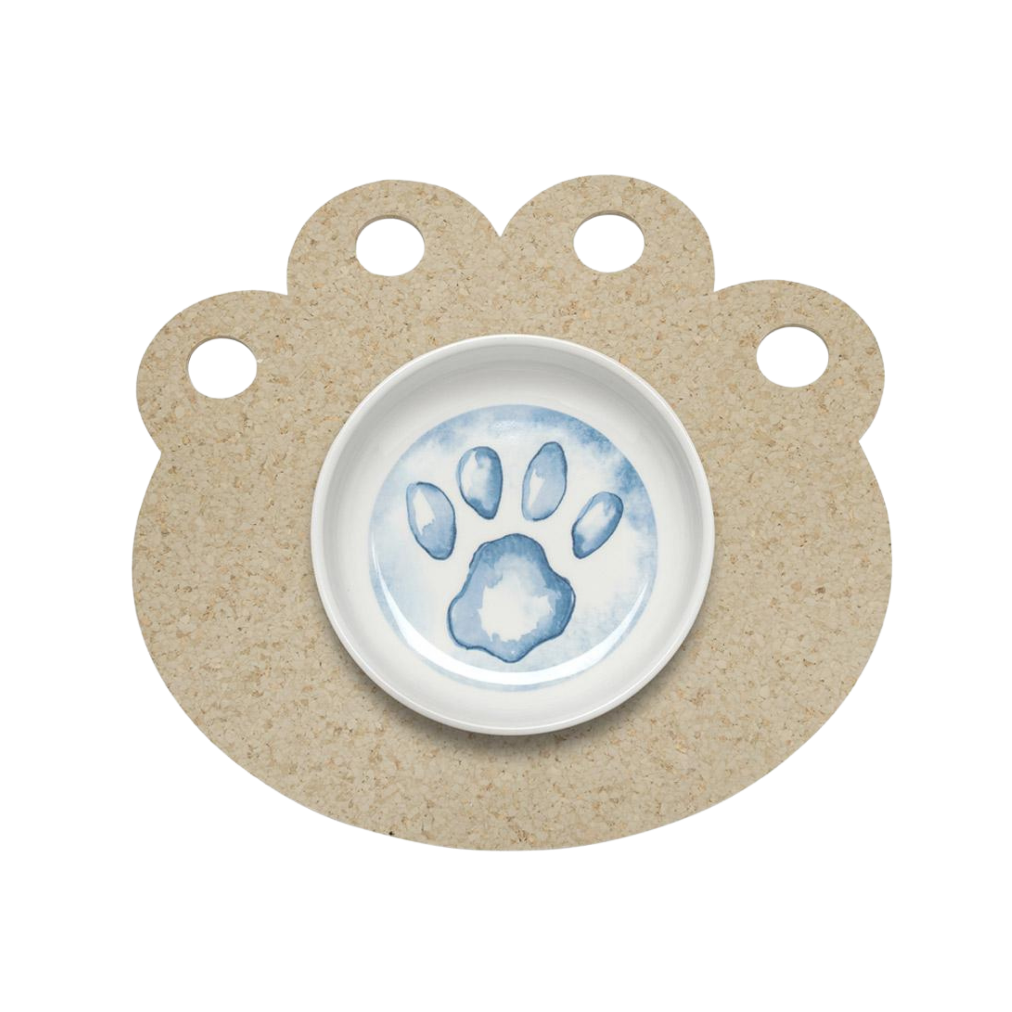 ORE Paw Recycled Rubber Placemat Natural - Mutts & Co.