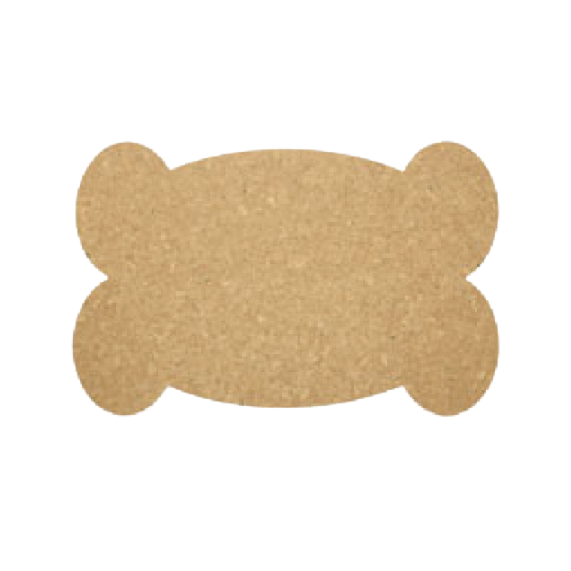ORE Pet Recycled Rubber Natural Big Bone Placemat - Mutts & Co.