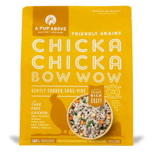 A Pup Above Friendly Grains Chicken Chicka Chicka Bow Wow Gently Cooked Dog Food - Mutts & Co.