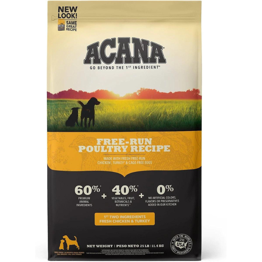 Acana Heritage Free-Run Poultry Grain-Free Dog Food - Mutts & Co.