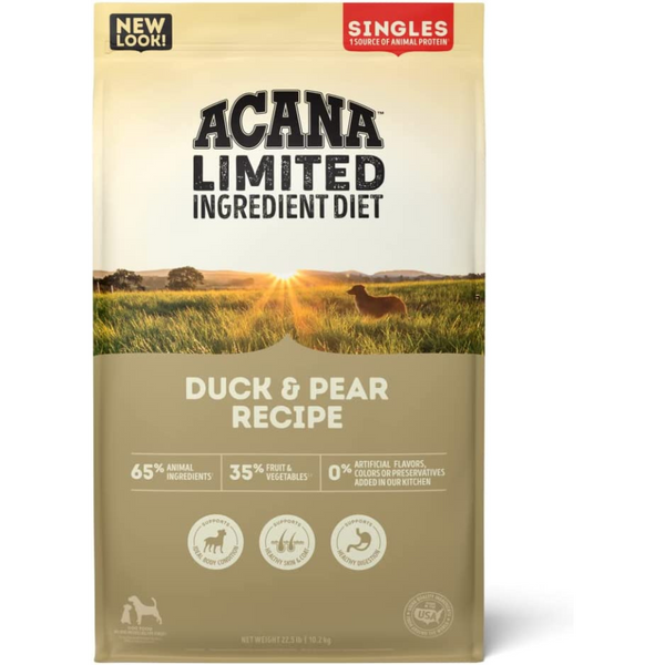 Acana duck and pear singles dog food clearance reviews