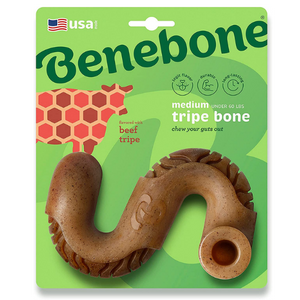 Benebone Tripe Flavored Bone Dog Chew Toy - Mutts & Co.
