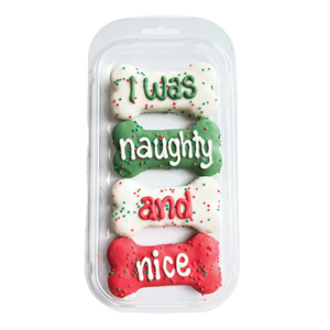 Bosco & Roxy's Pre-Packaged I Was Naughty And Nice Holiday Dog Treats - Mutts & Co.