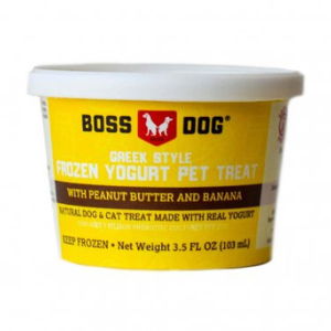Boss Dog Frozen Greek Yogurt Peanut Butter & Banana - Mutts & Co.
