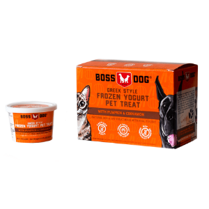 Boss Dog Frozen Greek Yogurt Pumpkin & Cinnamon - Mutts & Co.