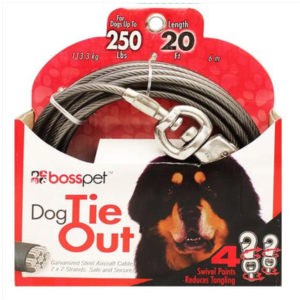 Boss Pet XX-Large Dog Tie-Out - Mutts & Co.