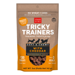 Cloud Star Chewy Tricky Trainers Cheddar Flavor Dog Treats - Mutts & Co.