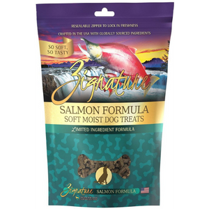 Zignature Salmon Formula Soft & Chewy Dog Treats 4 oz
