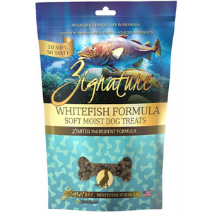 Zignature Whitefish Formula Soft & Chewy Dog Treats 4 oz - Mutts & Co.