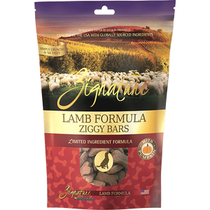 Zignature Ziggy Bars Lamb Formula Crunchy Dog Treats 12oz - Mutts & Co.