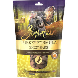 Zignature Ziggy Bars Turkey Formula Crunchy Dog Treats 12oz - Mutts & Co.