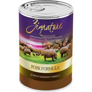 Zignature Pork Limited Ingredient Formula Canned Dog Food 13oz - Mutts & Co.