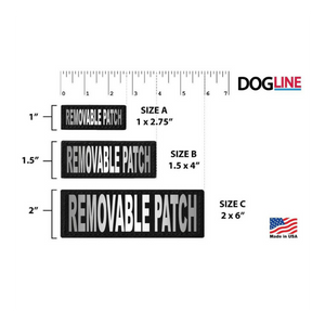 Dogline Removeable Reflective Patches - Set of 2 Therapy Dog - Mutts & Co.