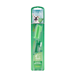 Tropiclean Fresh Breath Finger Toothbrush 2 Piece - Mutts & Co.