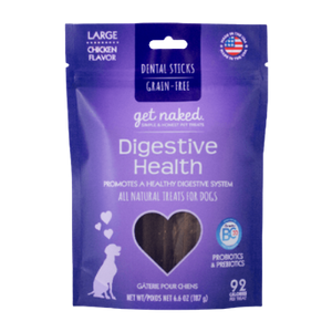 Get Naked Digestive Health Dental Chew Sticks Dog Treats - Mutts & Co.