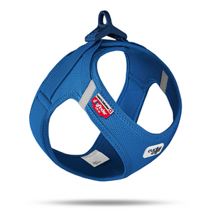Curli Clasp Air-Mesh Vest Dog Harness Blue - Mutts & Co.