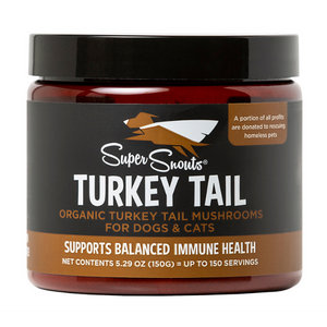 Super Snouts Organic Turkey Tail Mushrooms Supplement for Dogs & Cats - Mutts & Co.