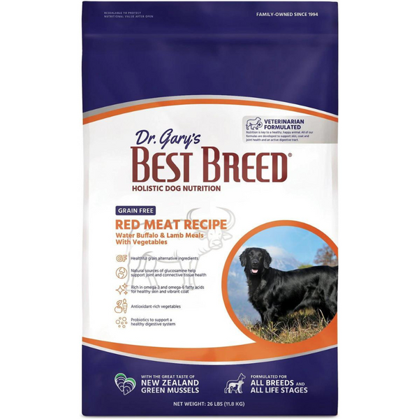 Gary's Best Breed Holistic Grain-Free Red Meat Recipe Dry Dog Food