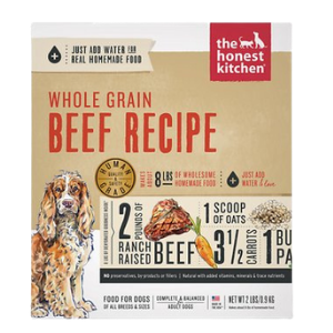 The Honest Kitchen Whole Grain Beef Recipe Dehydrated Dog Food - Mutts & Co.