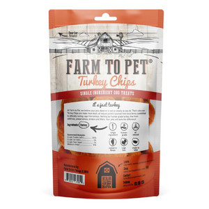Farm To Pet Turkey Chips Dog Treats - Mutts & Co.