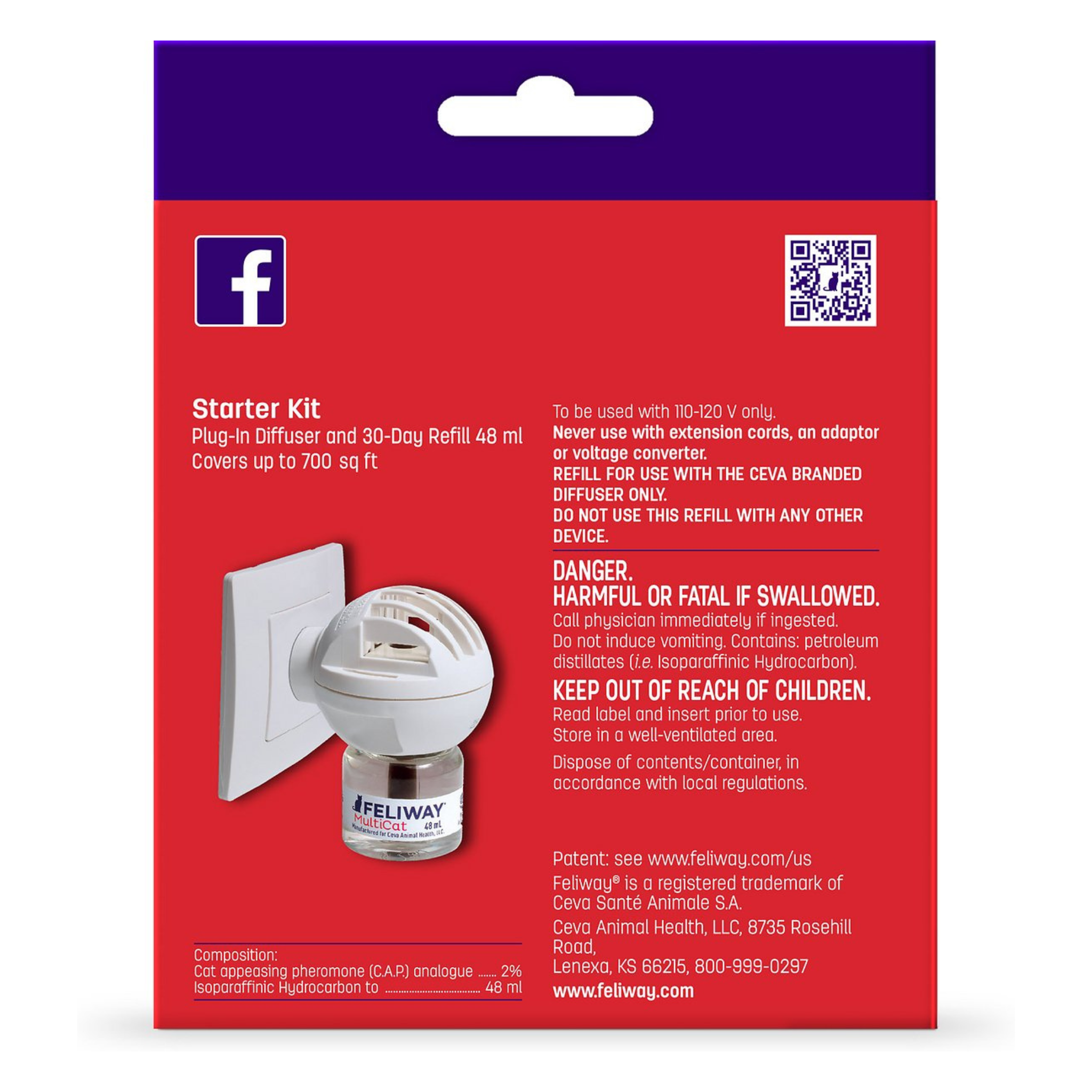 Plug in sales feline pheromone diffuser