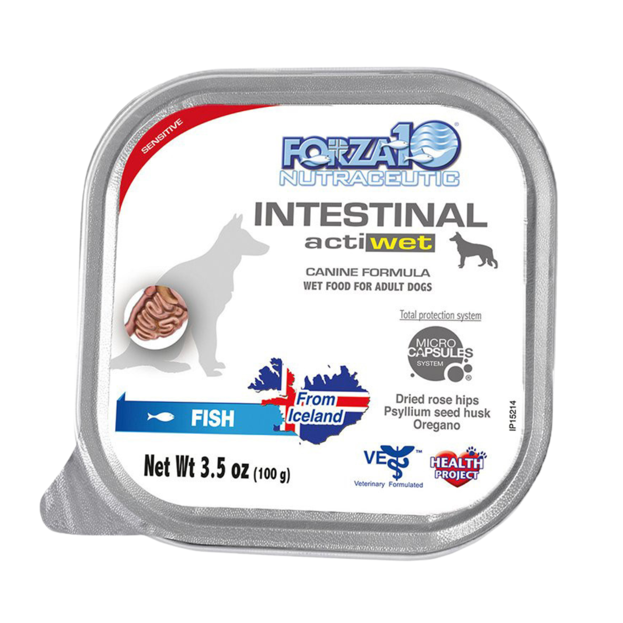 Forza10 Nutraceutic ActiWet Intestinal Fish Recipe Wet Dog Food 3.5 oz