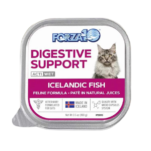 Forza10 Nutraceutic Actiwet Digestive Support Icelandic Fish Recipe Wet Cat Food 3.5 oz