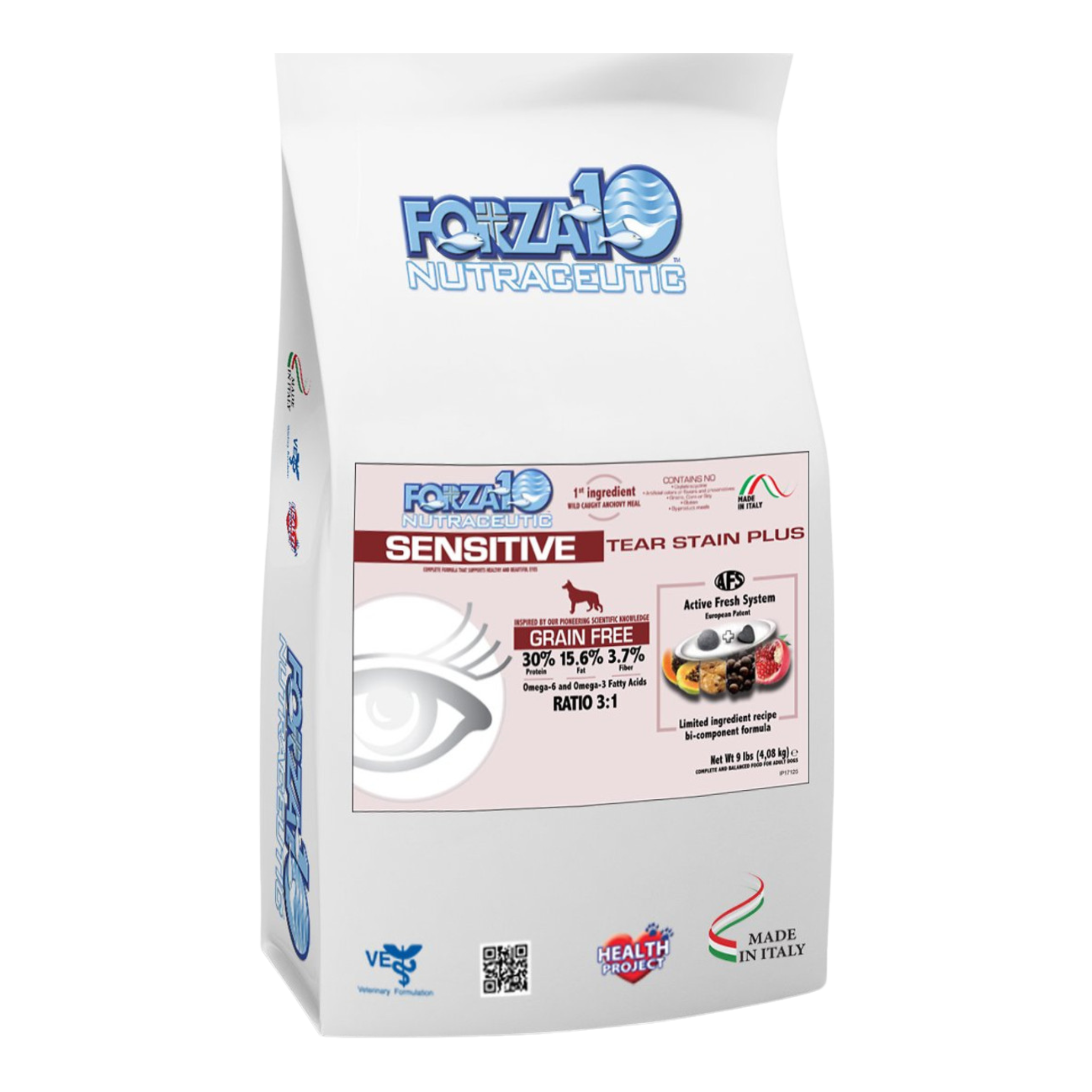 Forza10 Nutraceutic Sensitive Tear Stain Plus Grain-Free Dry Dog Food - Mutts & Co.