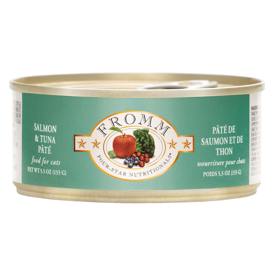 Fromm Four-Star Salmon & Tuna Pate Canned Cat Food 5.5oz