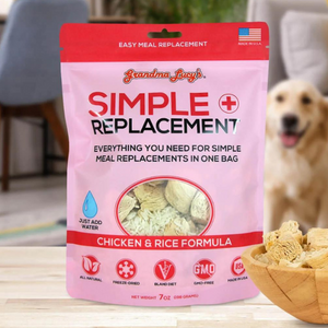 Grandma Lucy's Simple Replacement Chicken Freeze-Dried Dog and Cat Food 7 oz - Mutts & Co.